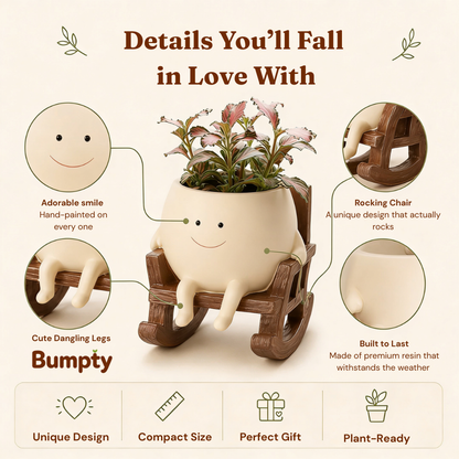 Bumpty™ Rocking Plant Pot